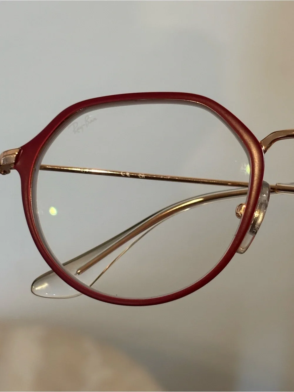 Ray-Ban RB1058 round metal frame eyeglasses